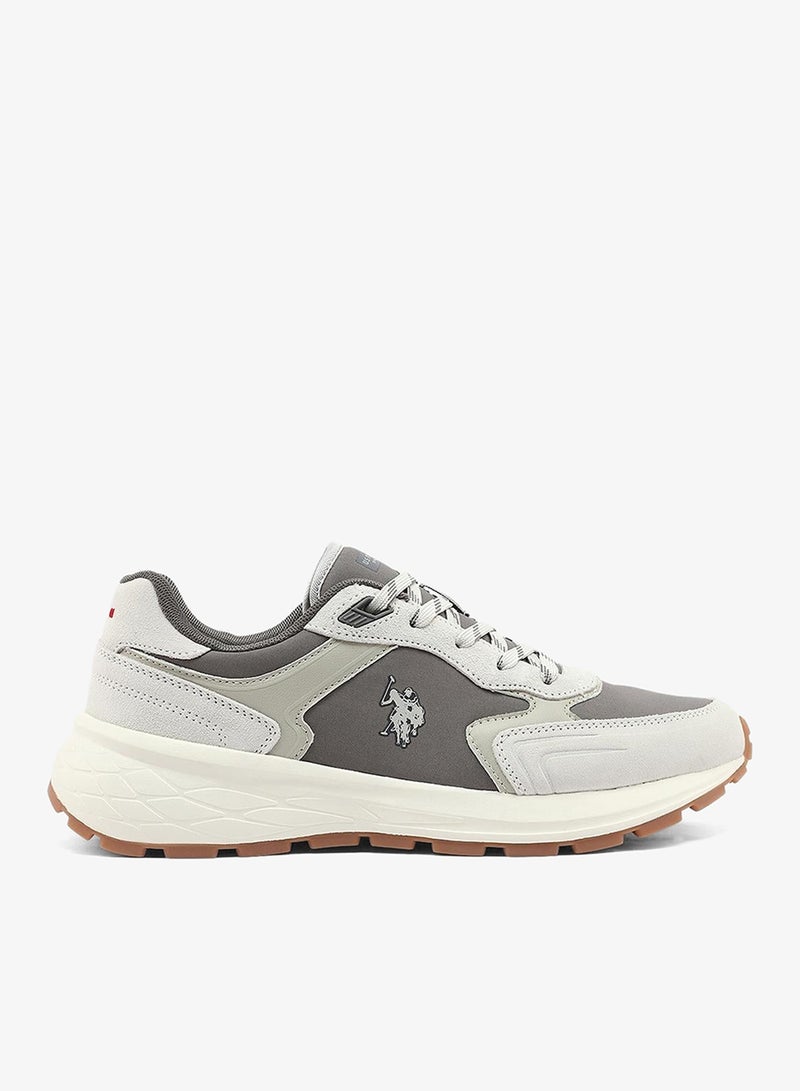 U.S. Polo Assn. Men's Grey Low-Top Sneakers - Stylish and Comfortable Footwear for Everyday Wear - Image 1